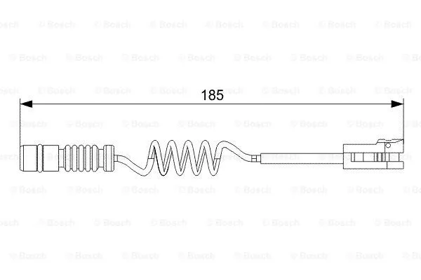 Warning Contact, brake pad wear (1 987 473 007)