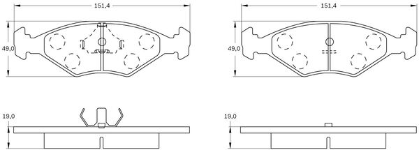 Brake Pad Set, disc brake