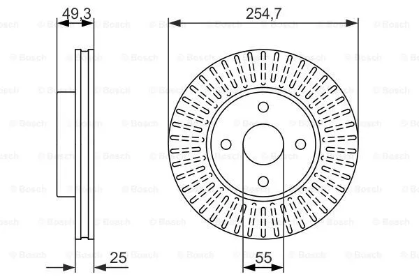 Brake Disc (0 986 479 935)