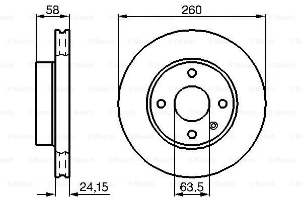 Brake Disc (0 986 478 346)