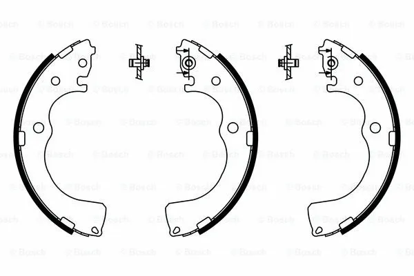 Brake Shoe Set (0 986 487 789)