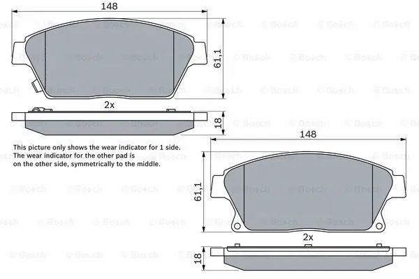 Brake Pad Set, disc brake