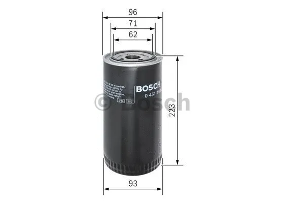 Oil Filter (0 451 104 015)