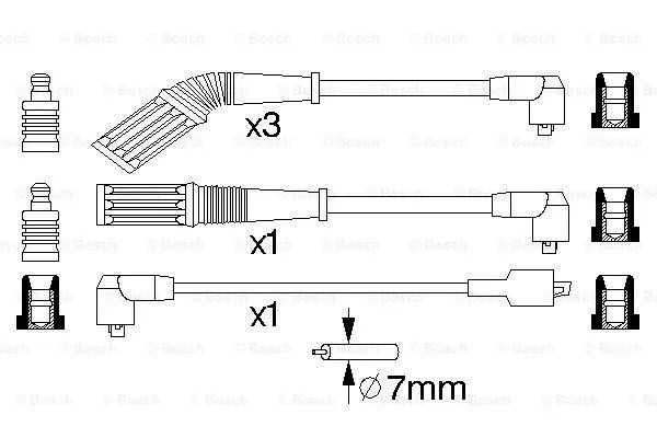 Ignition Cable Kit (0 986 357 075)