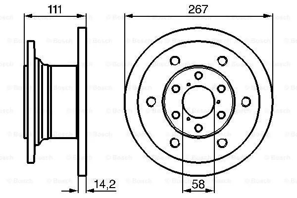 Brake Disc (0 986 478 742)