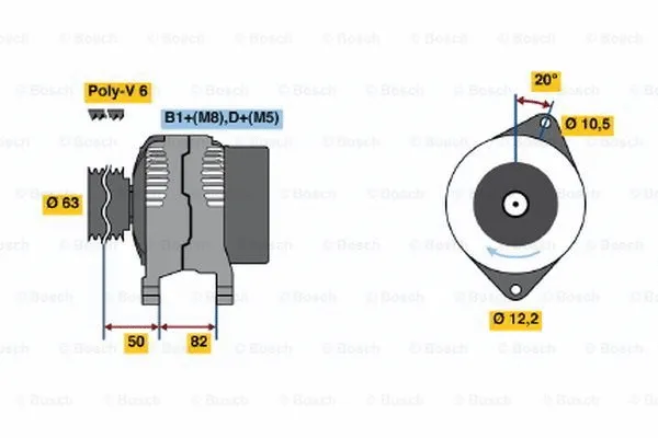 Alternator (0 124 215 002)