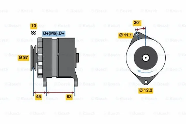 Alternator (0 120 469 849)