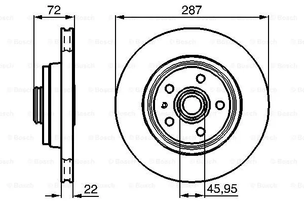 Brake Disc (0 986 478 509)
