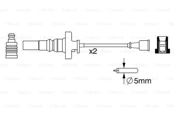 Ignition Cable Kit (0 986 357 273)