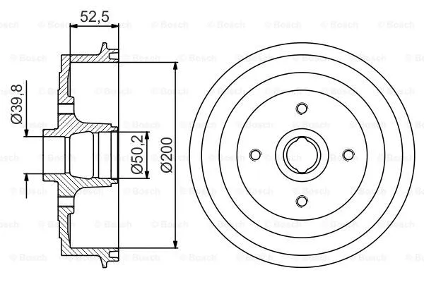 Brake Drum (0 986 477 217)