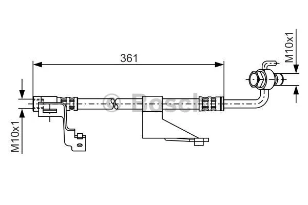 Brake Hose (1 987 476 821)