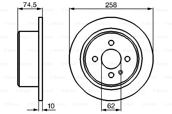 Brake Disc (0 986 478 563)