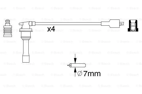 Ignition Cable Kit (0 986 356 843)