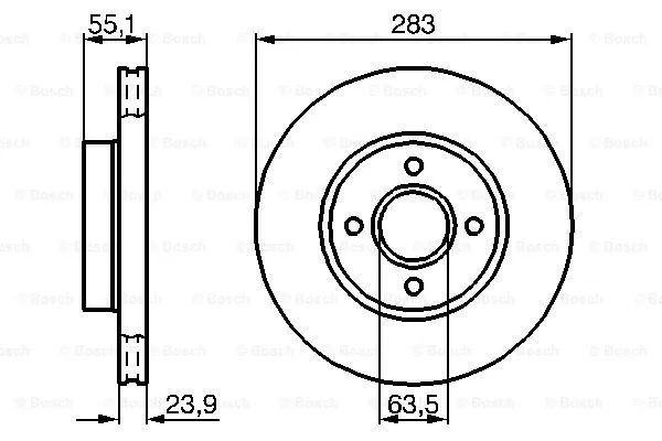 Brake Disc (0 986 478 814)