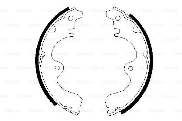 Brake Shoe Set (0 986 487 239)