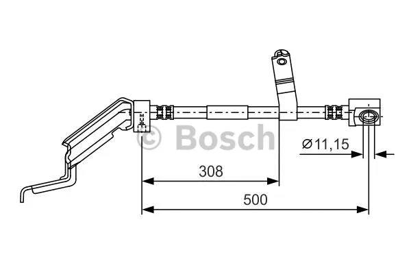 Brake Hose (1 987 476 866)