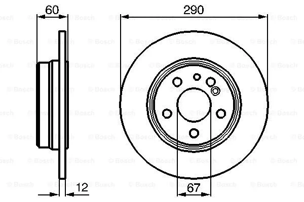 Brake Disc (0 986 478 607)