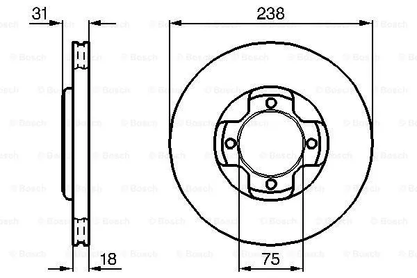 Brake Disc (0 986 478 249)