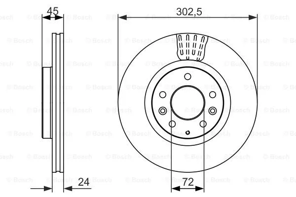 Brake Disc (0 986 479 700)