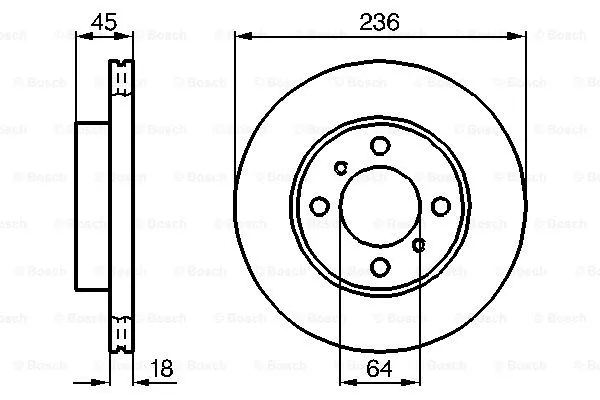Brake Disc (0 986 478 572)