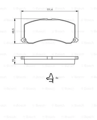 Brake Pad Set, disc brake