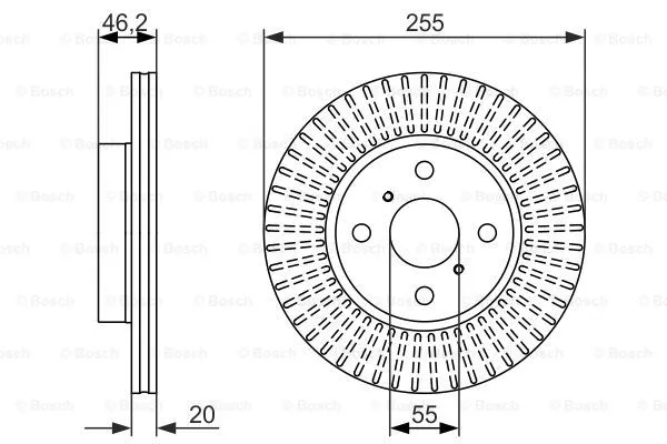 Brake Disc (0 986 479 616)