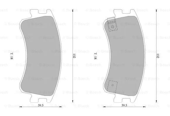 Brake Pad Set, disc brake (0 986 AB1 437)