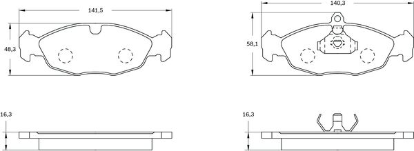 Brake Pad Set, disc brake