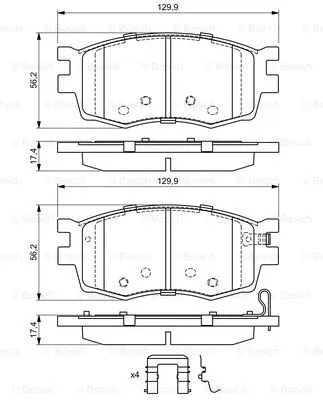 Brake Pad Set, disc brake