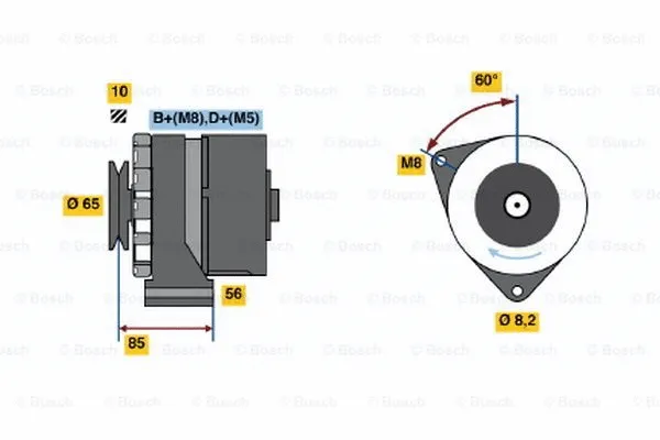 Alternator (0 986 032 730)
