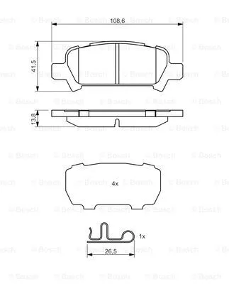Brake Pad Set, disc brake