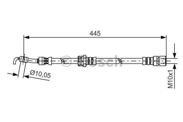 Brake Hose (1 987 481 386)