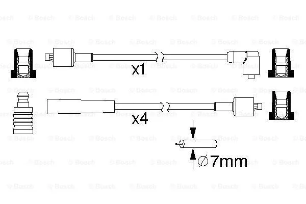 Ignition Cable Kit (0 986 357 172)
