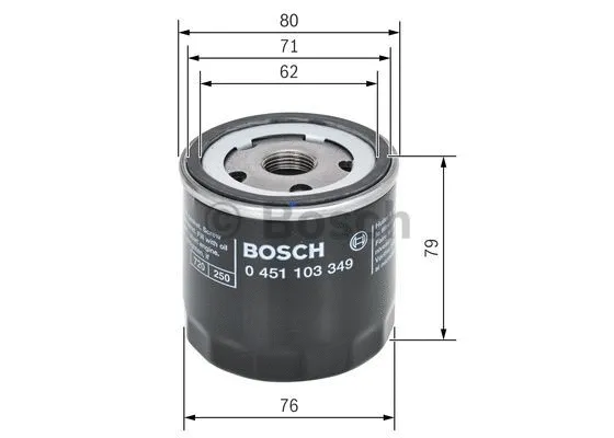 Oil Filter (0 451 103 349)