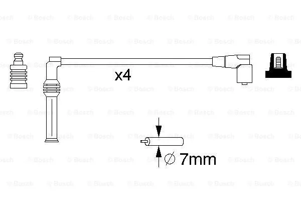 Ignition Cable Kit (0 986 357 070)