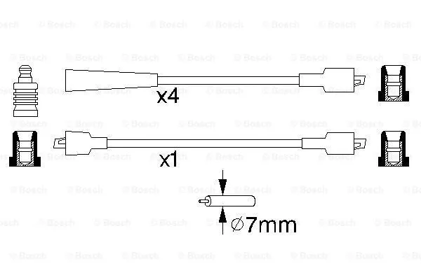 Ignition Cable Kit (0 986 357 133)