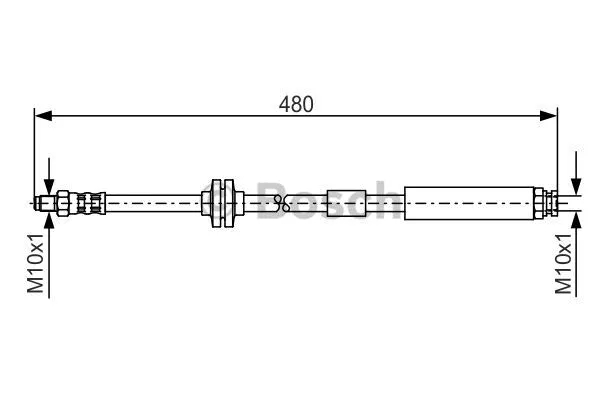 Brake Hose (1 987 476 824)
