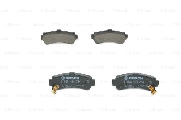 Brake Pad Set, disc brake (0 986 424 734)