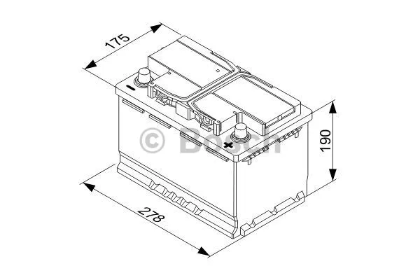 Starter Battery (0 092 T30 080)