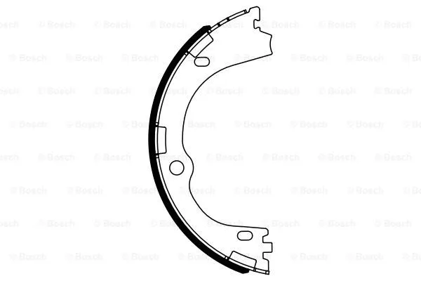 Brake Shoe Set, parking brake