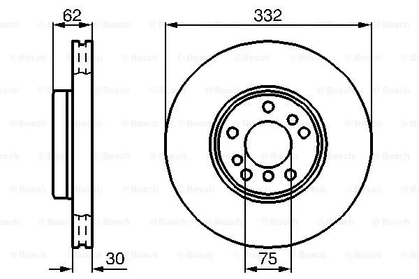 Brake Disc (0 986 478 973)