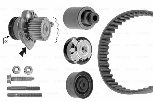 Water Pump & Timing Belt Kit (1 987 946 418)