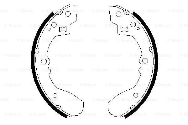 Brake Shoe Set (0 986 487 189)