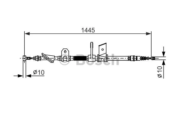 Cable Pull, parking brake (1 987 477 623)