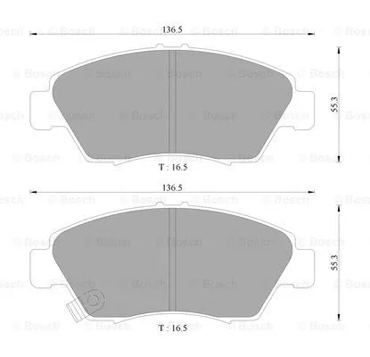 Brake Pad Set, disc brake (0 986 AB9 069)