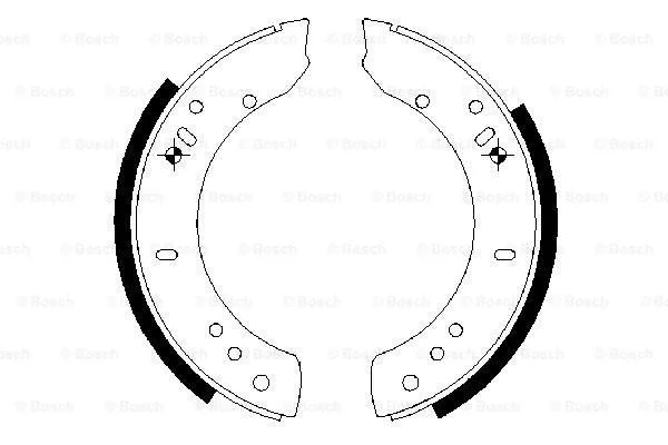 Brake Shoe Set (0 986 487 457)
