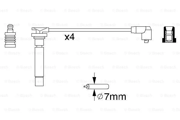 Ignition Cable Kit (0 986 356 705)