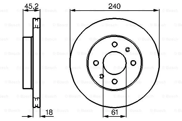 Brake Disc (0 986 478 533)