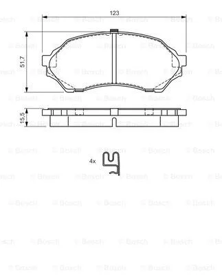Brake Pad Set, disc brake