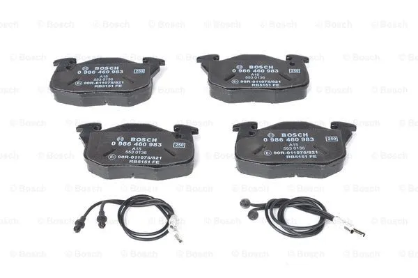 Brake Pad Set, disc brake (0 986 460 983)